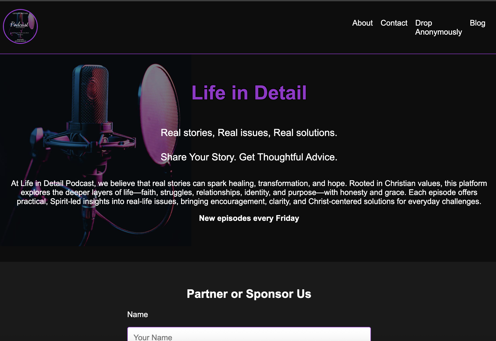 A Podcast Website Project image